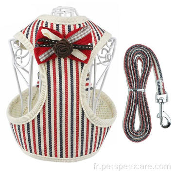 Éco-Friendly Luxury Breathable Deluxe Stripe Dog Dog Darness